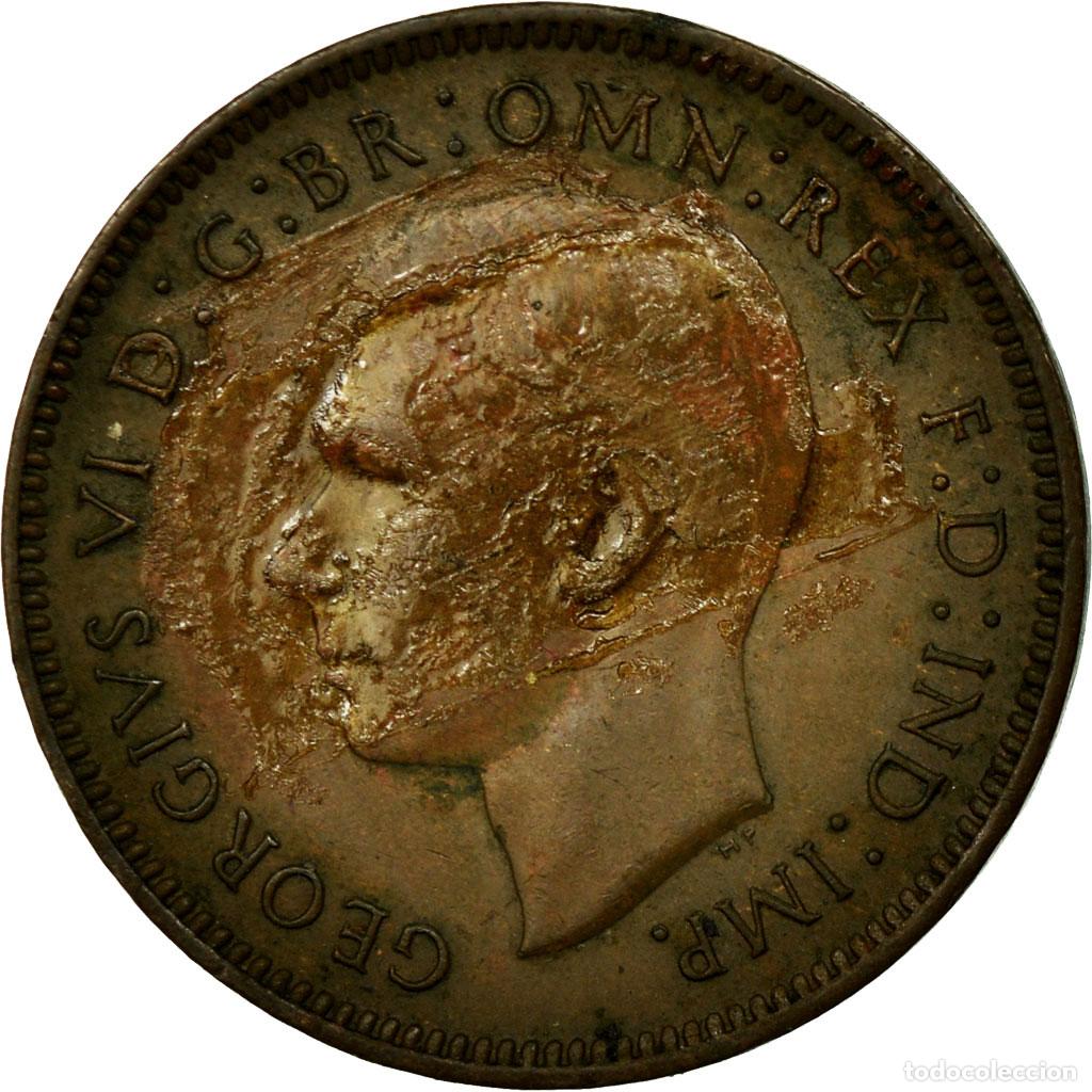 Monedas antiguas de Europa: [#691003] Moneda, Gran Breta&ntilde;a, George VI, Farthing, 1946, BC+, Bronce, KM:843