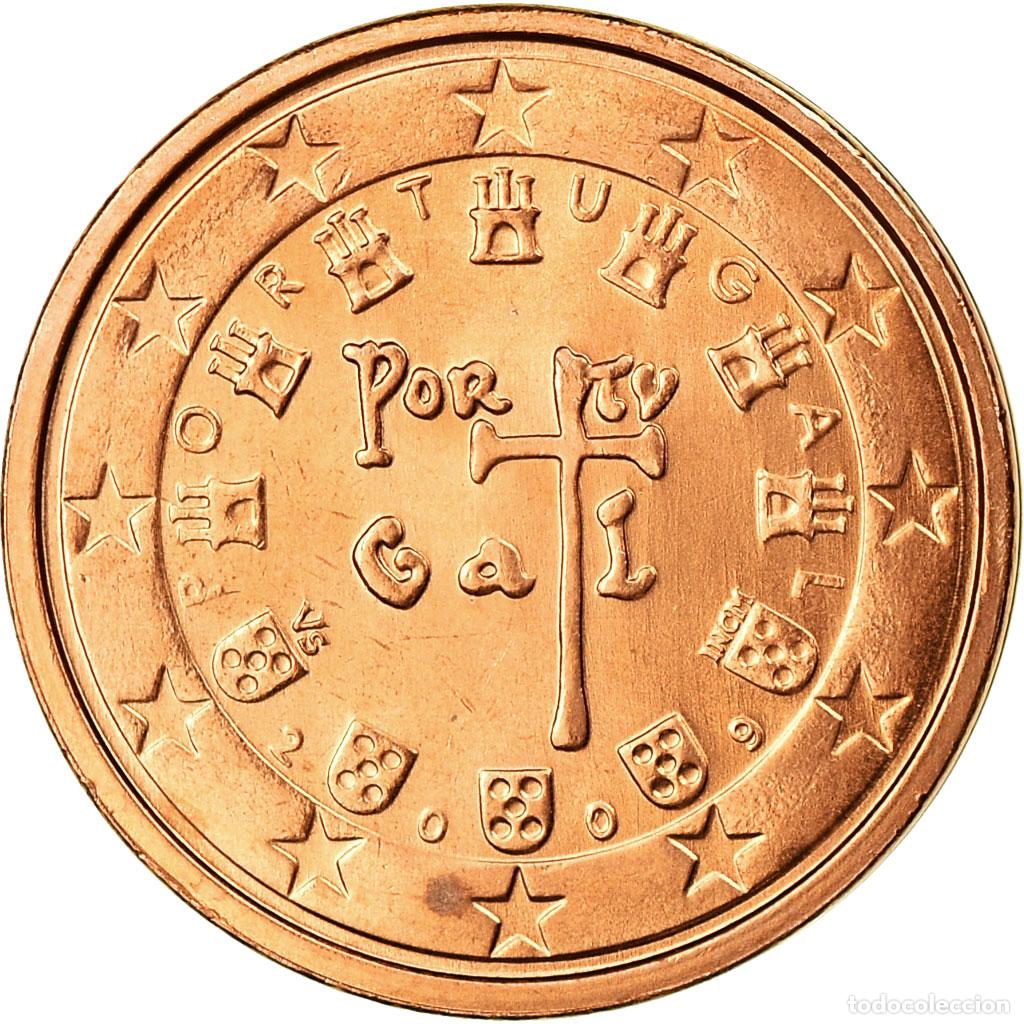 Monedas antiguas de Europa: [#702071] Portugal, 2 Euro Cent, 2009, SC, Cobre chapado en acero, KM:741