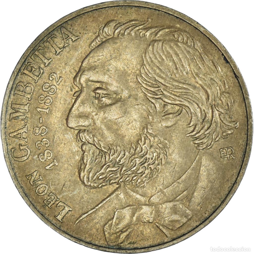 Monedas antiguas de Europa: [#1100233] Moneda, Francia, Gambetta, 10 Francs, 1982, MBC, N&iacute;quel - bronce, KM:950