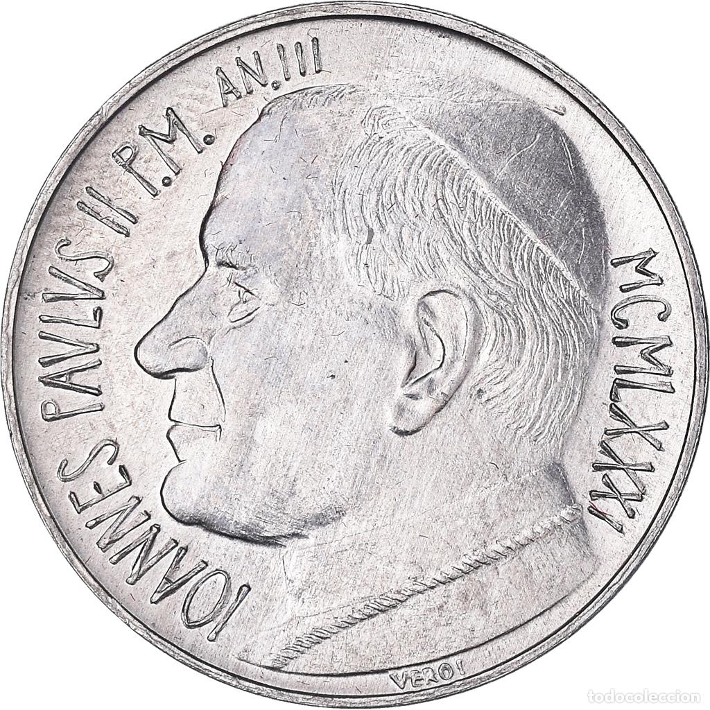 Monedas antiguas de Europa: [#1035535] Moneda, CIUDAD DEL VATICANO, John Paul II, 10 Lire, 1981, Rome, FDC, Aluminio