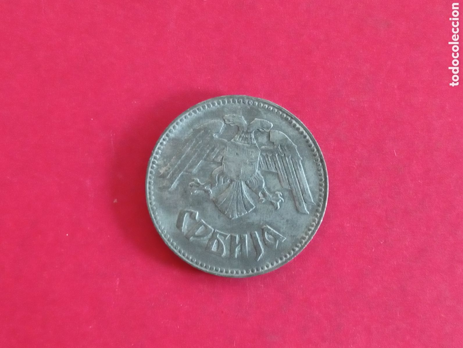 Monedas antiguas de Europa: 10 dinares de Serbia 1943