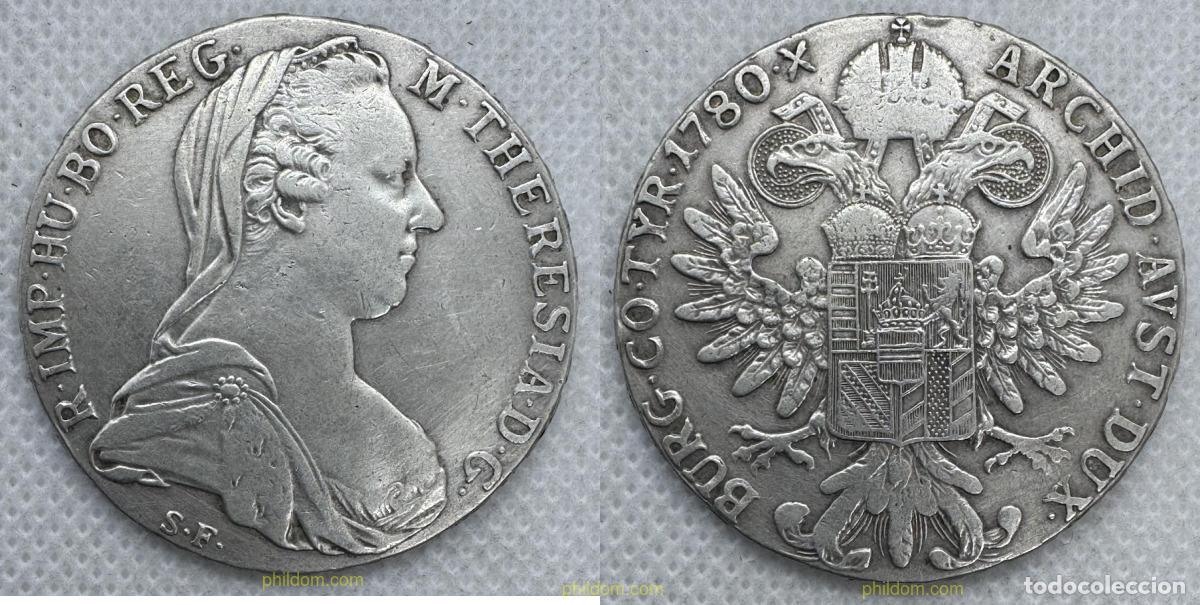 Monedas antiguas de Europa: 5438 AUSTRIA 1780 AUSTRIA MARIA THERESIA 1780 1 THALER TALER