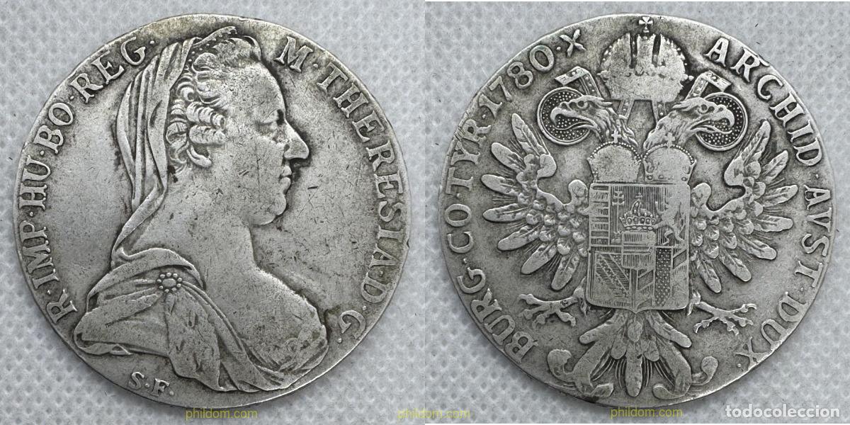 Monedas antiguas de Europa: 5437 AUSTRIA 1780 AUSTRIA MARIA THERESIA 1780 1 THALER TALER