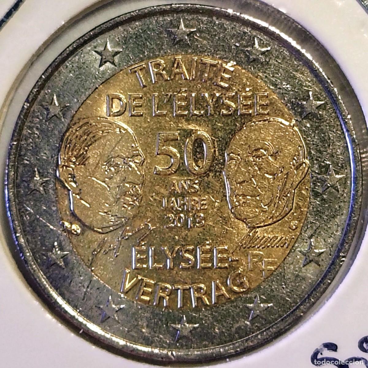 Monedas antiguas de Europa: FRANCIA (2001-) - 2 EUROS 2013 - 50&ordm; ANIVERSARIO DEL TRATADO DEL ELISEIO- A - 8,50 GR. BIMETALICA