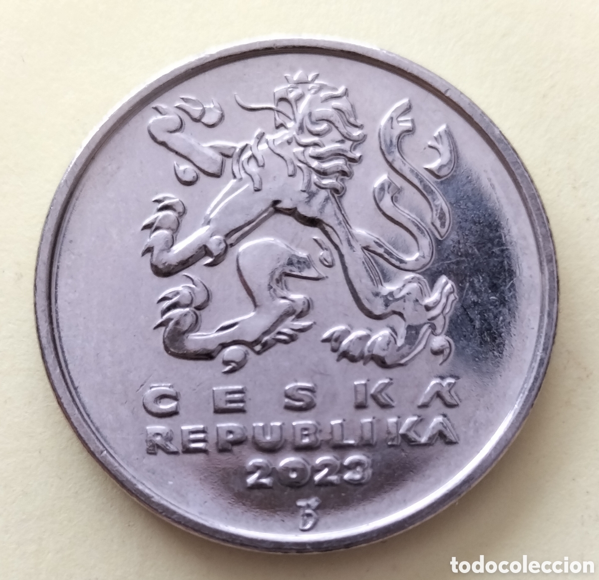 Monedas antiguas de Europa: Moneda 5 Coronas 2023 Republica Checa.