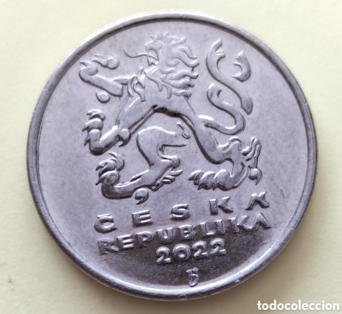 Monedas antiguas de Europa: Moneda 5 Coronas 2022 Republica Checa.