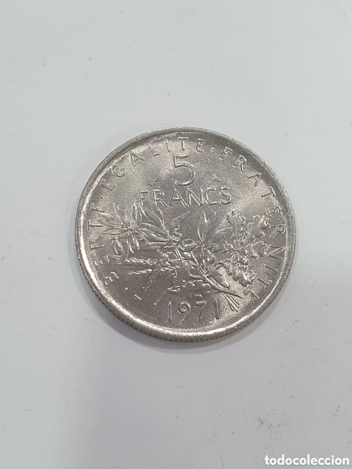 Monedas antiguas de Europa: Moneda 5 Francos Francia 1971. (L46)