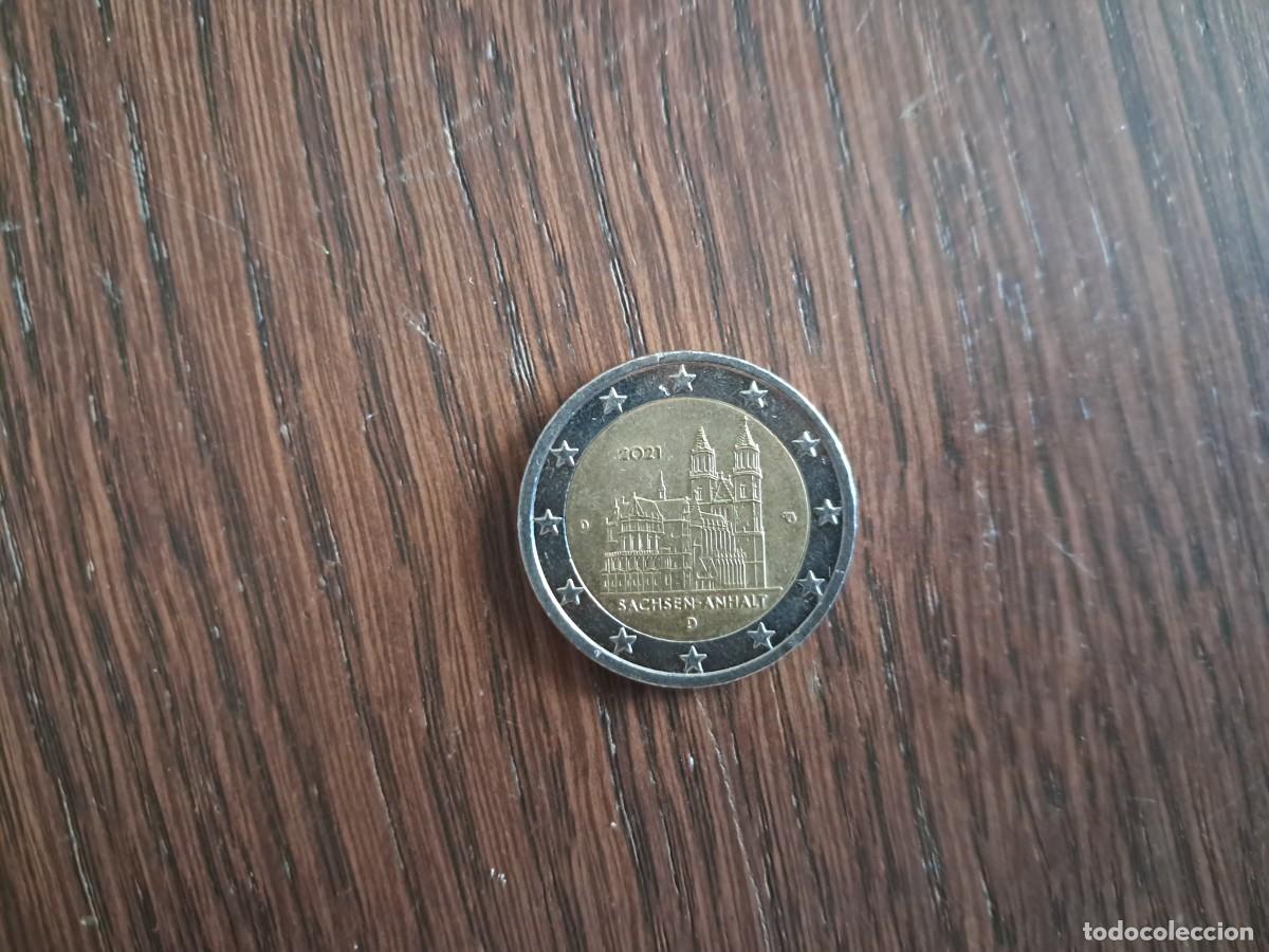 Monedas antiguas de Europa: moneda de 2 euros conmemorativos de Alemania. Sachsen-Anhalt. A&ntilde;o 2021 ceca D