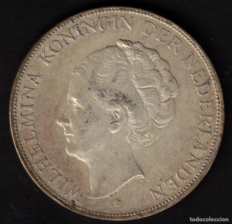 Monedas antiguas de Europa: MONEDA PAISES BAJOS NETHERLANDS - 2 1/2 GULDEN 1929 - PLATA