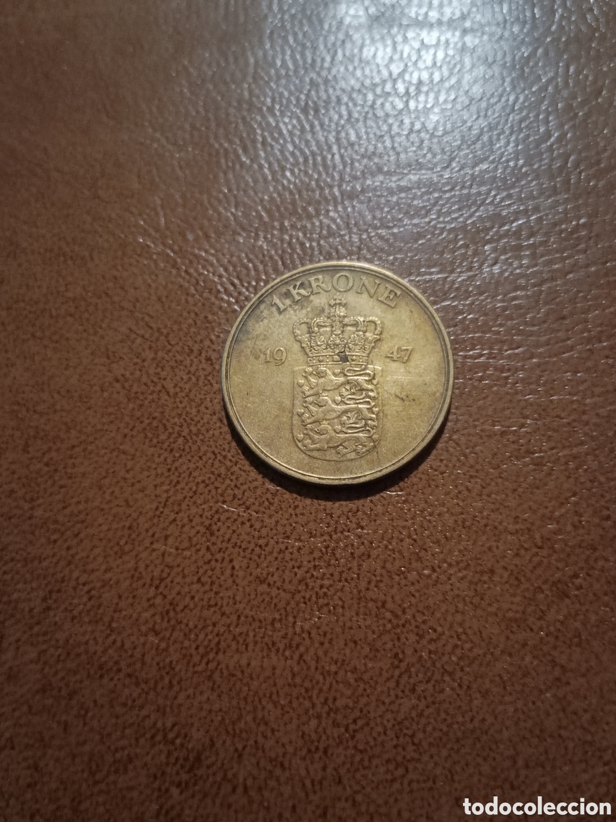 Monedas antiguas de Europa: 1 KRONE 1947 FREDERIK - DINAMARCA