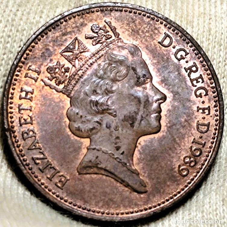 Alte M&uuml;nzen aus Europa: Gran Breta&ntilde;a 2 pence 1989 Elizabeth II-Sin Circular (SC-) Lote 2422
