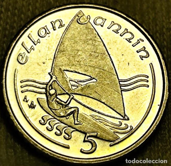 Monete antiche di Europa: Isla de Man &ndash; 5 Peniques 1991 &ndash; Marca &ldquo;AA&rdquo; &ndash; Sin Circular (SC) &ndash; Lote 2449