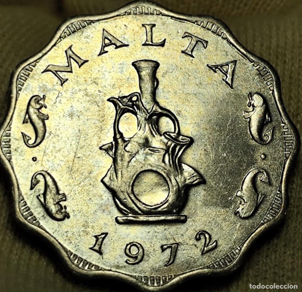 Monete antiche di Europa: Malta 5 Mils 1972, Sin Circular (SC) Lote 2392