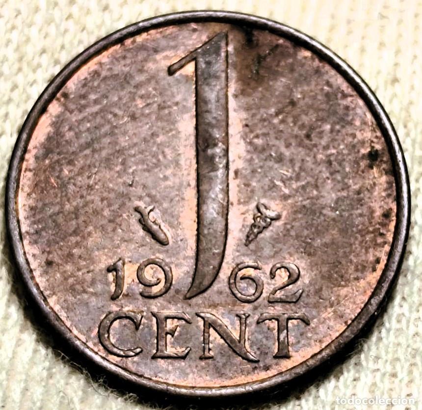 Alte M&uuml;nzen aus Europa: Paises Bajos 1 Centavo, Juliana 1962, Sin Circular (SC) Lote 2363