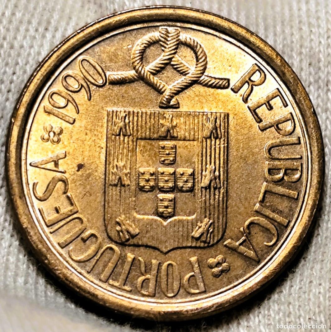 Monnaies anciennes de Europe: Portugal 10 Escudos 1990, Sin Circular (SC) Lote 2371