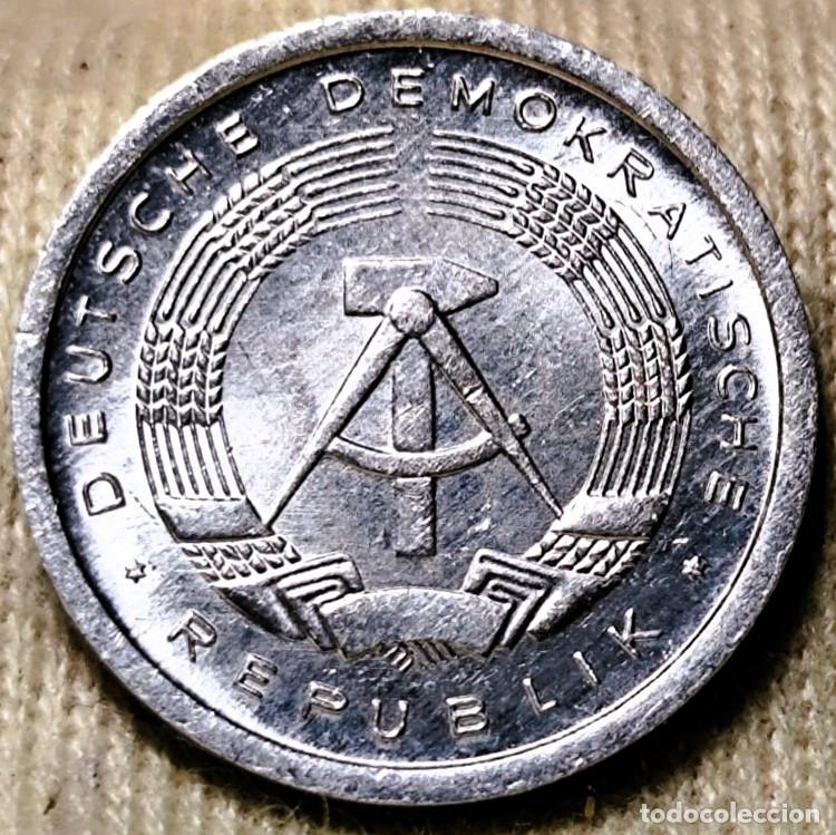 Monnaies anciennes de Europe: Rep&uacute;blica Democratica Alemana 1 pfennig, 1989 , Sin Circular (SC-) Lote 2430