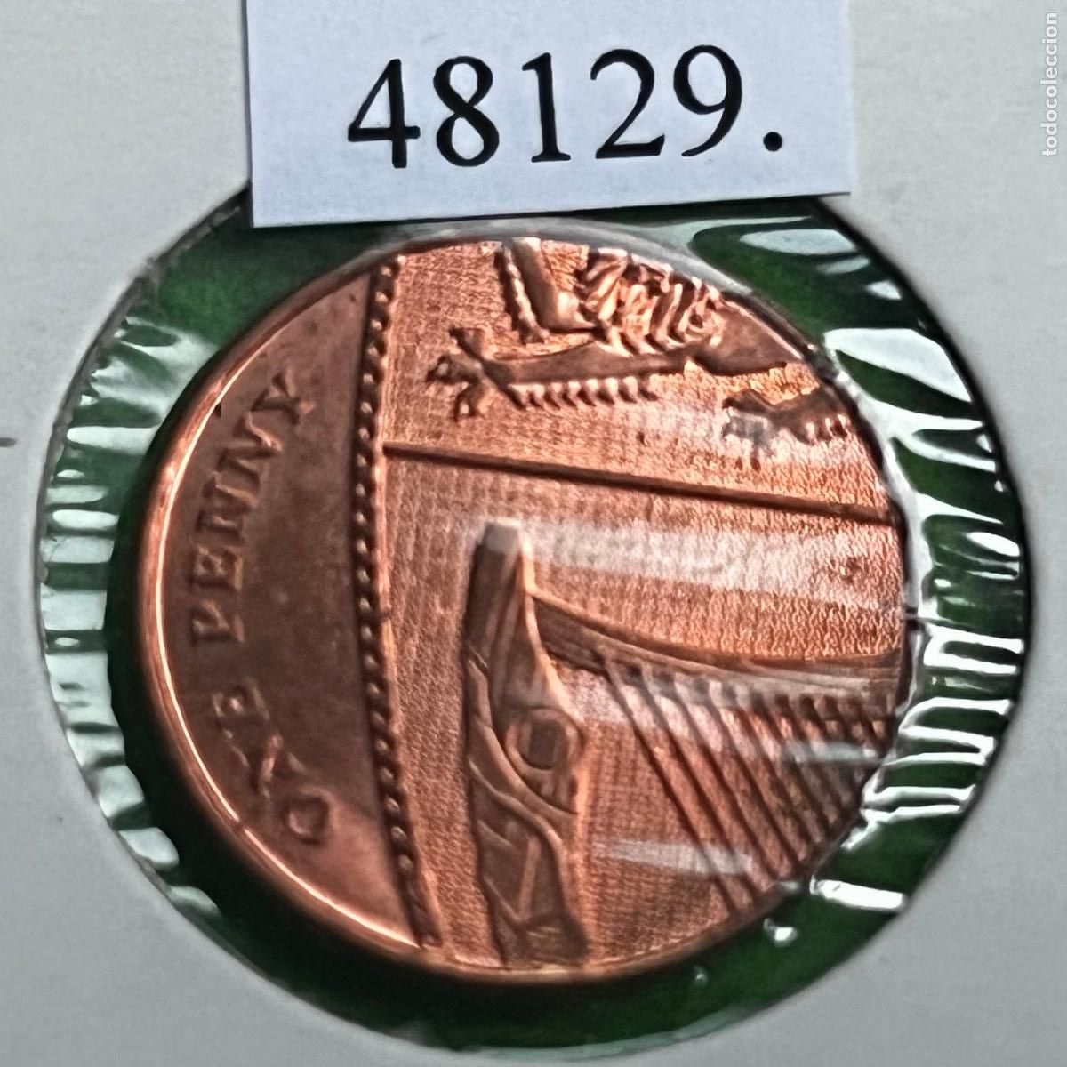Monedas antiguas de Europa: UK, 1 penique 2008, Inglaterra