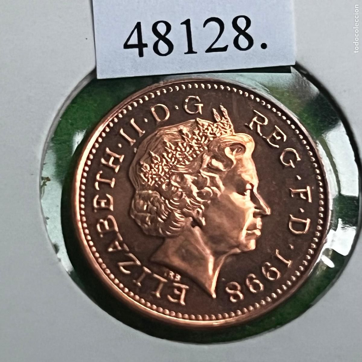 Monedas antiguas de Europa: UK, 1 penique 1998, Inglaterra