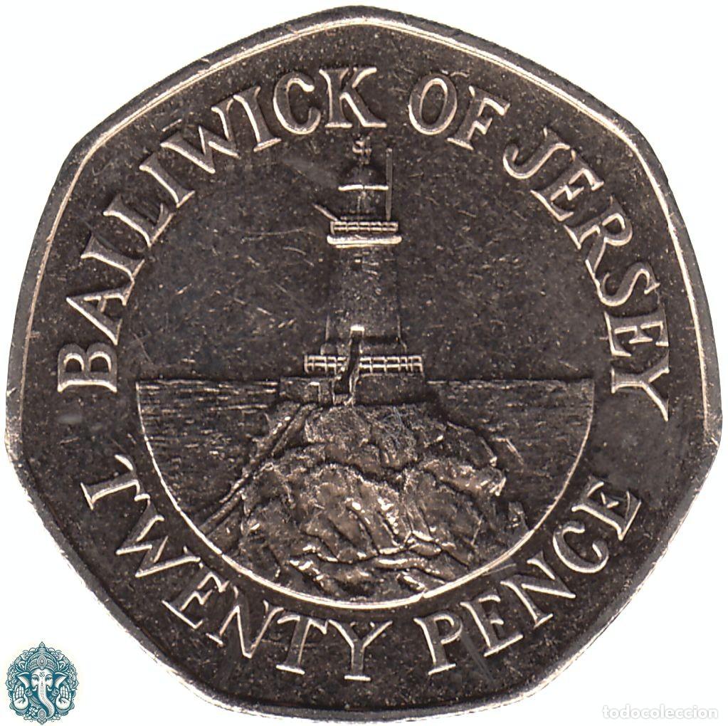 Monedas antiguas de Europa: JERSEY 20 Peniques 2016 KM#107