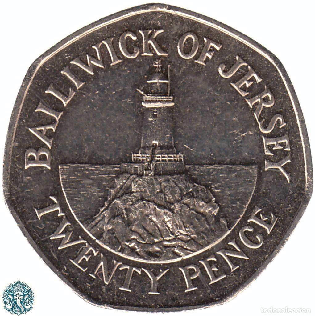 Monedas antiguas de Europa: JERSEY 20 Peniques 2016 KM#107