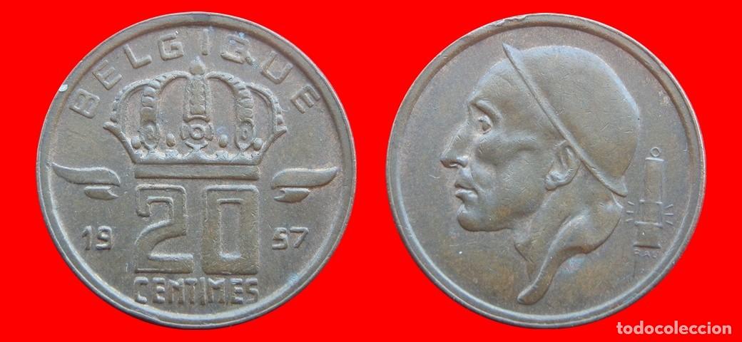 Monedas antiguas de Europa: 20 CENTIMOS 1957 BELGIQUE BELGICA-152231