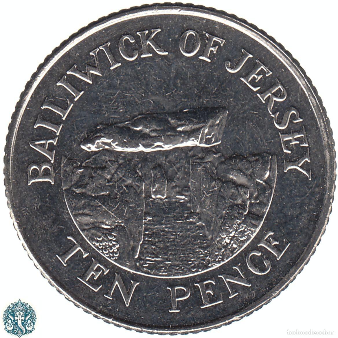 Monedas antiguas de Europa: JERSEY 10 Peniques 2016 KM#250