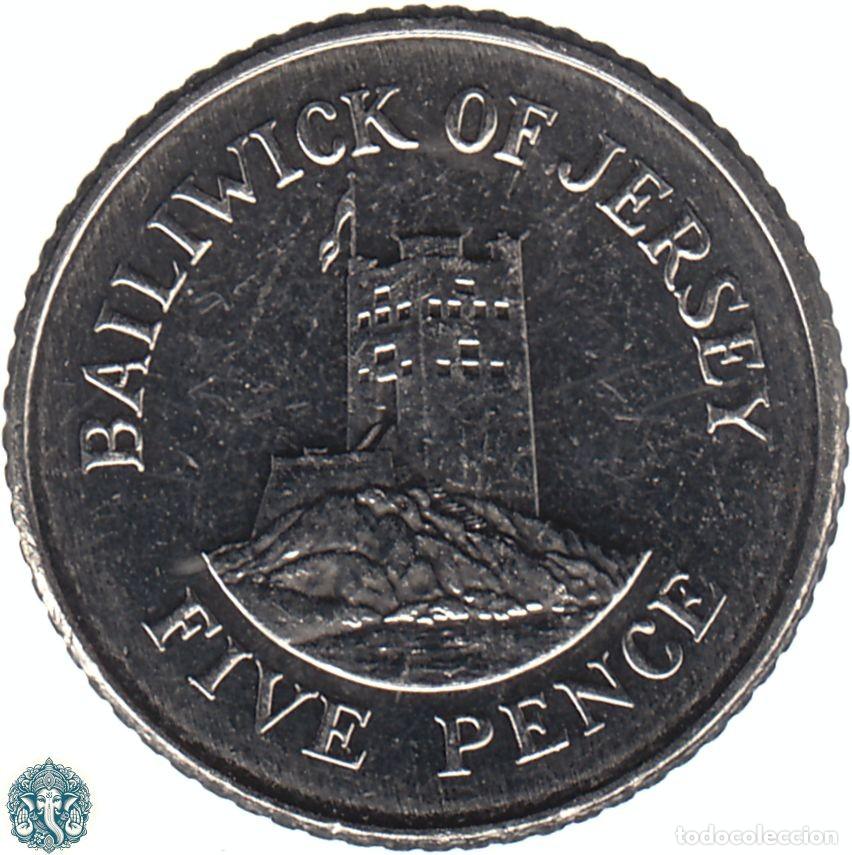 Monedas antiguas de Europa: JERSEY 5 Peniques 2016 KM#249