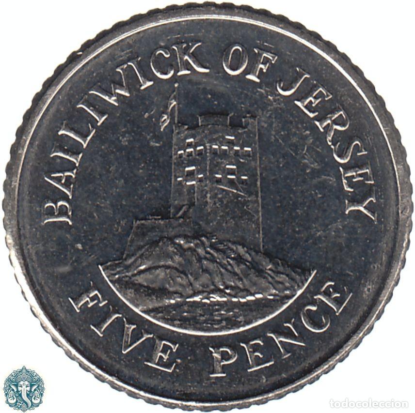 Monedas antiguas de Europa: JERSEY 5 Peniques 2016 KM#249
