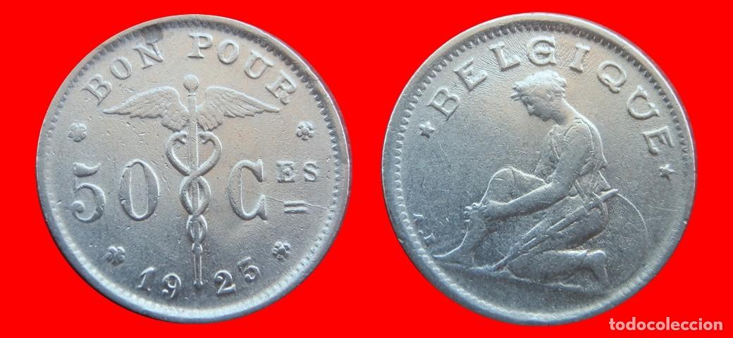 Monedas antiguas de Europa: 50 CENTIMOS 1923 BELGIQUE BELGICA-152239