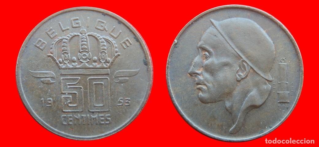 Monedas antiguas de Europa: 50 CENTIMOS 1953 BELGIQUE BELGICA-152240