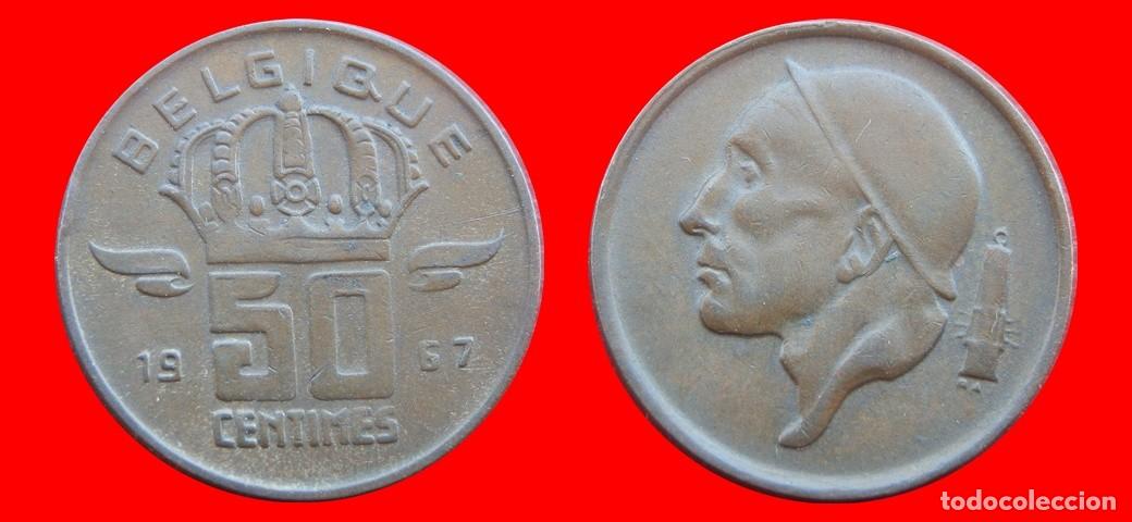 Monedas antiguas de Europa: 50 CENTIMOS 1967 BELGIQUE BELGICA-152242