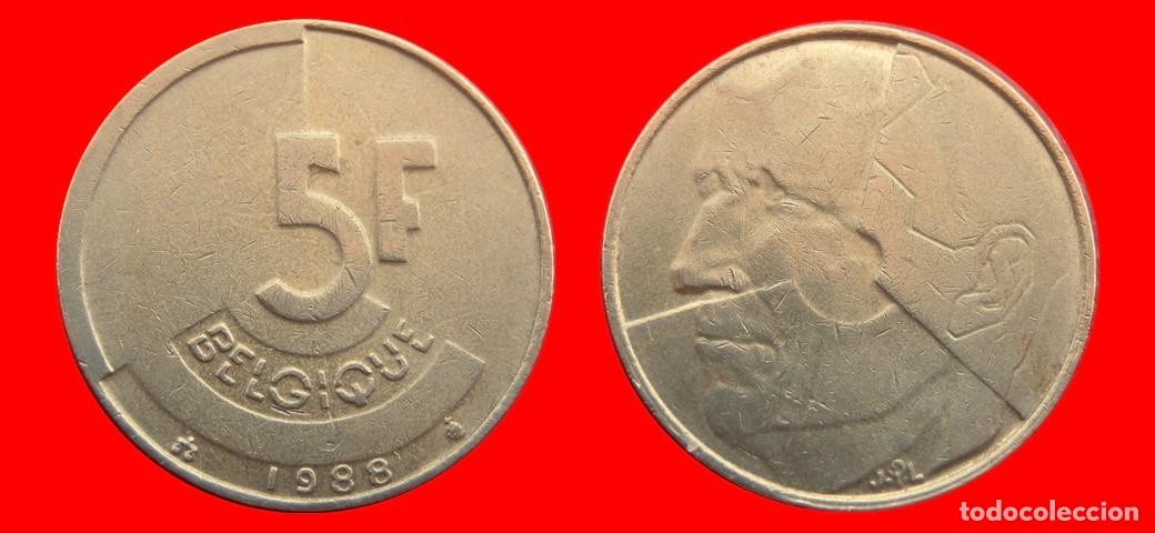 Monedas antiguas de Europa: 5 FRANCOS 1988 BELGIQUE BELGICA-152251
