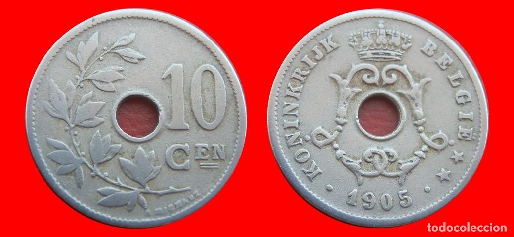 Monedas antiguas de Europa: 10 CENTIMOS 1905 BELGIE BELGICA-152264