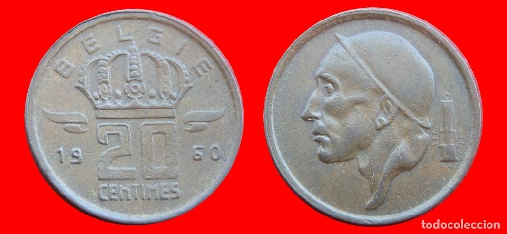 Monedas antiguas de Europa: 20 CENTIMOS 1960 BELGIE BELGICA-152266