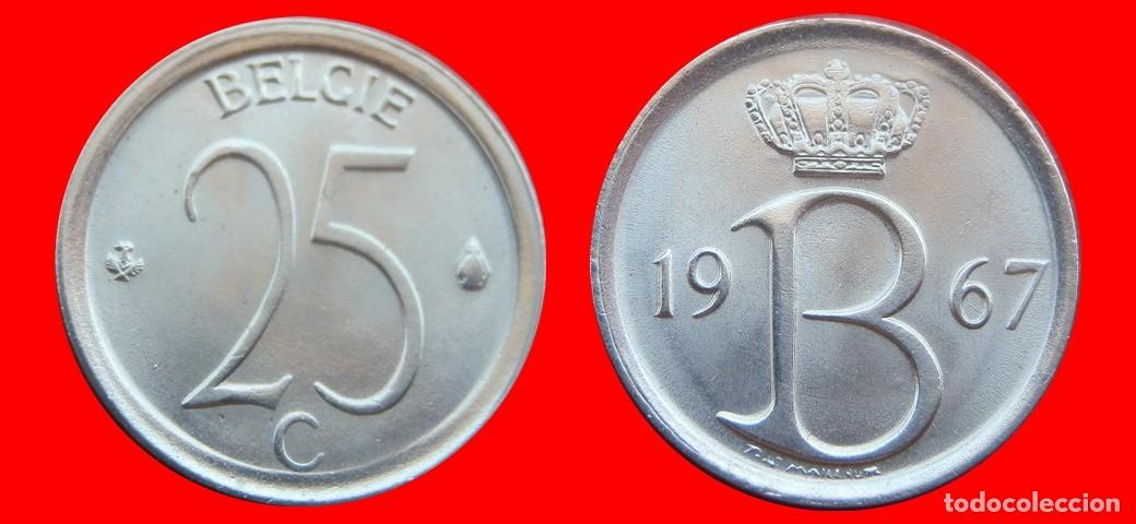 Monedas antiguas de Europa: 25 CENTIMOS 1967 BELGIE BELGICA-152267