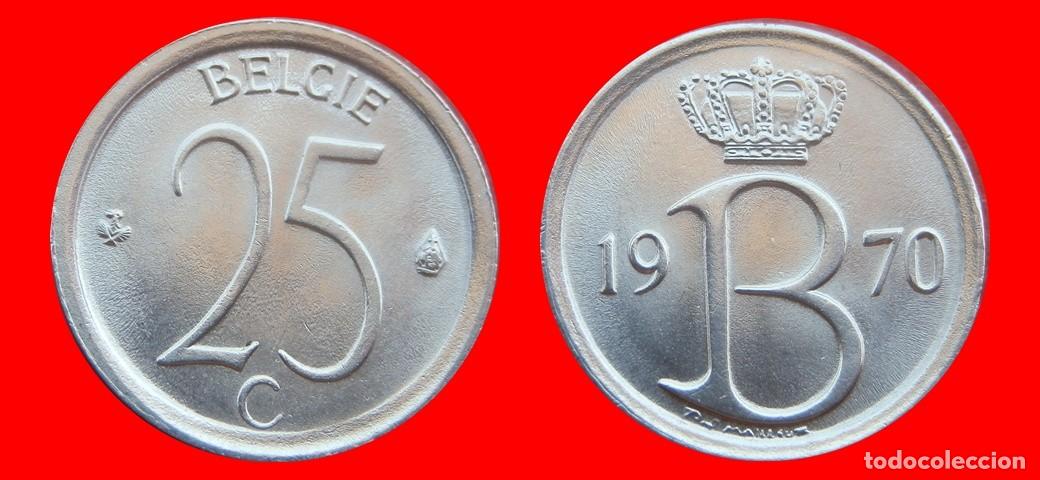 Monedas antiguas de Europa: 25 CENTIMOS 1970 BELGIE BELGICA-152268