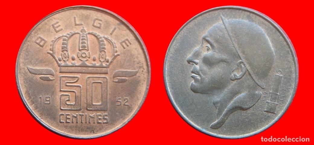 Monedas antiguas de Europa: 50 CENTIMOS 1952 BELGIE BELGICA-152269