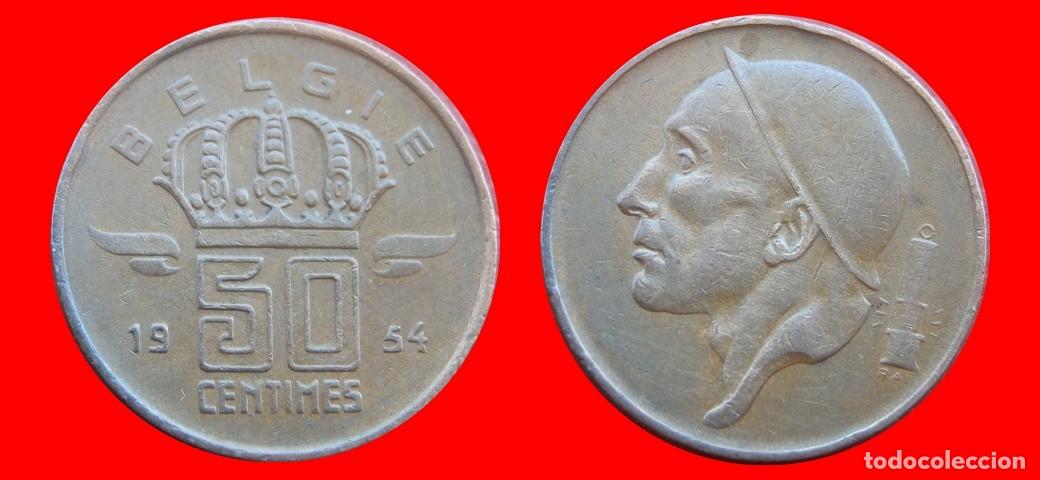 Monedas antiguas de Europa: 50 CENTIMOS 1954 BELGIE BELGICA-152271