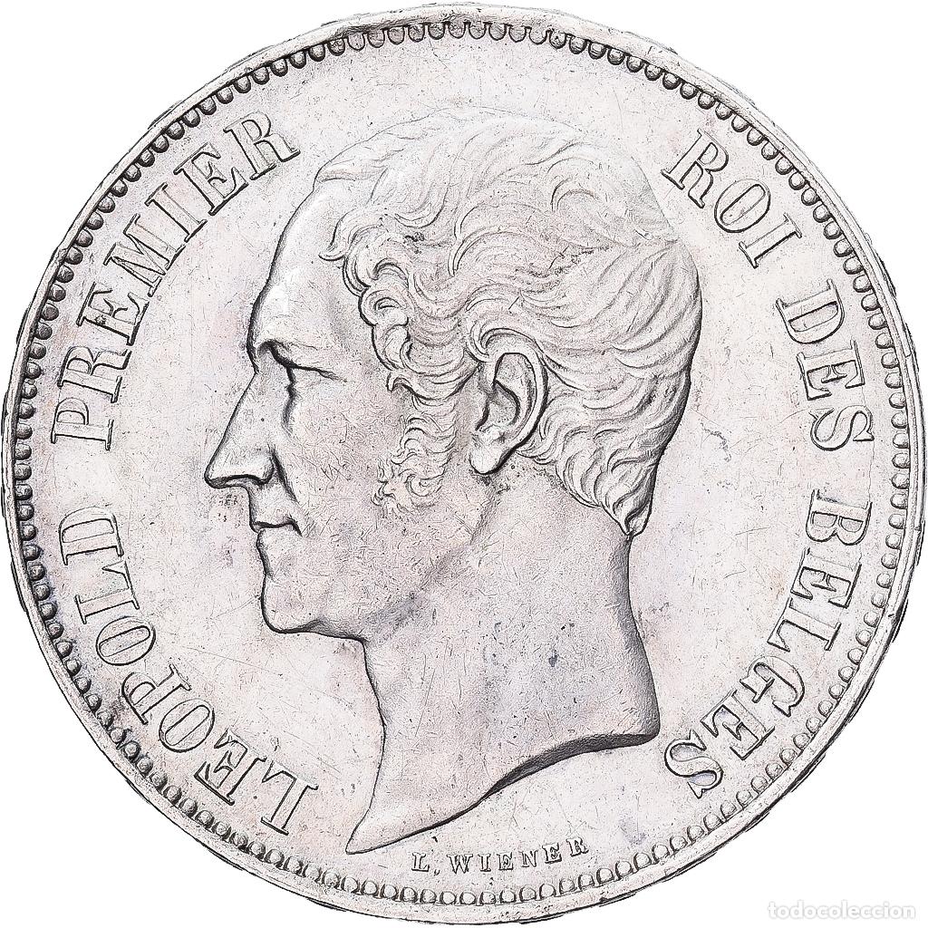 Monedas antiguas de Europa: [#1551629] B&eacute;lgica, Leopold I, 5 Francs, Mariage du Duc de Brabant, 1853, Brussels, Plata