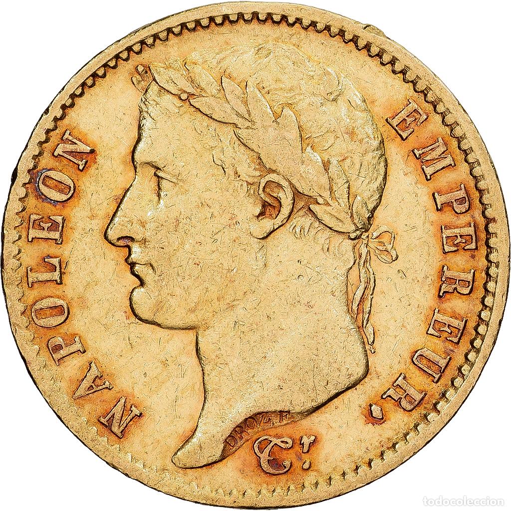 Monedas antiguas de Europa: [#1551566] Francia, Napoleon I, 20 Francs, 1808, Paris, Oro, MBC, Gadoury:1024, KM:687.1