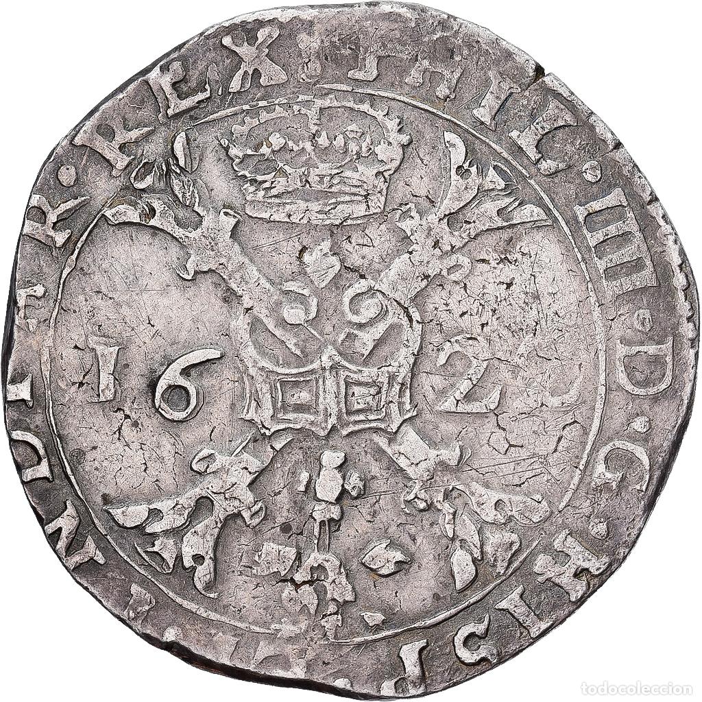 Monedas antiguas de Europa: [#1551649] Duchy of Brabant, Philip IV, Patagon, 1622, Tournai, Plata, MBC