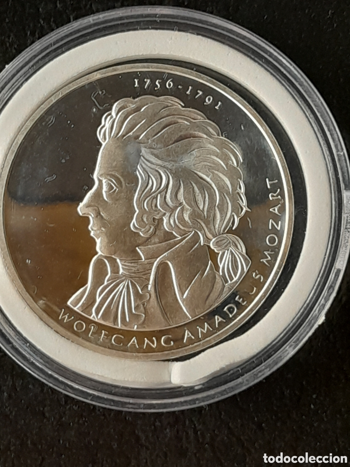 Monedas antiguas de Europa: Alemania 2006 , 10 euros plata, amadeus mozart, silver coin
