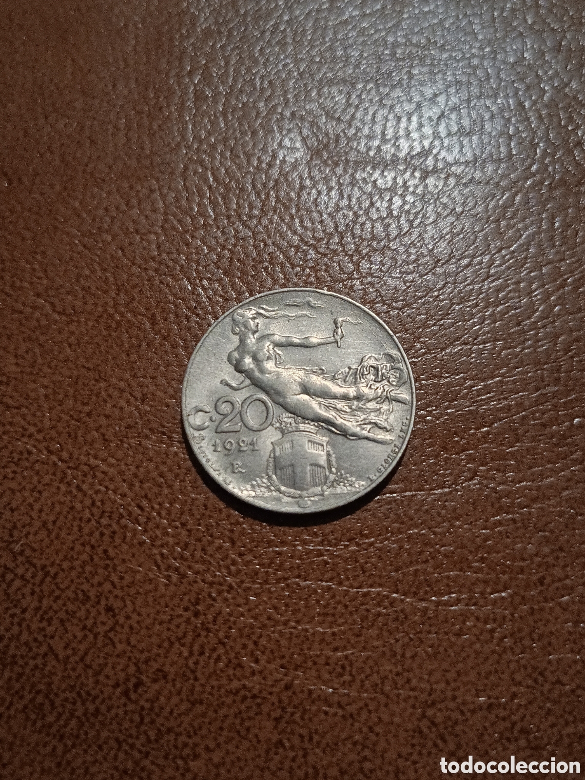 Monedas antiguas de Europa: 20 CENTESIMI 1921 - ITALIA