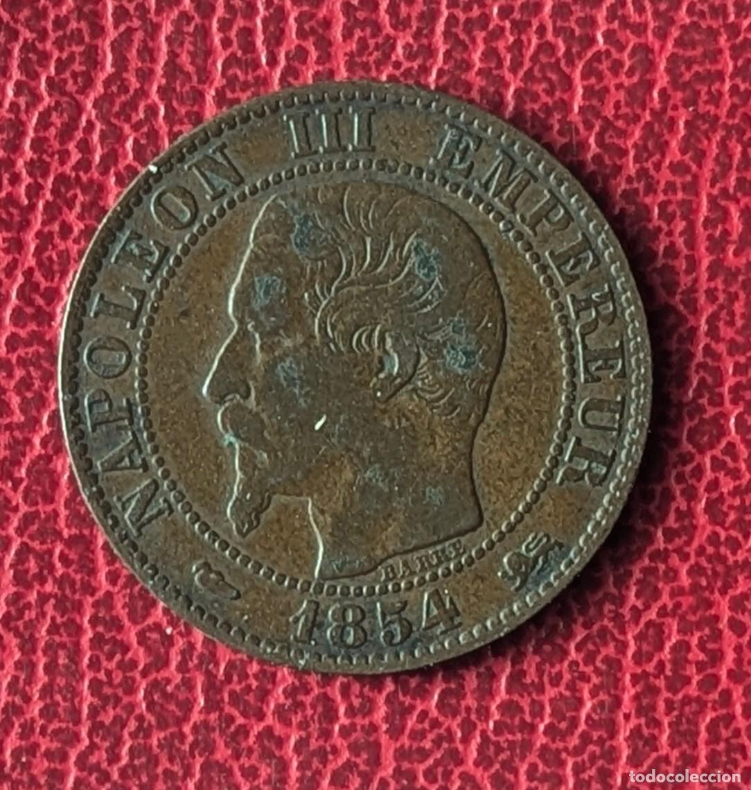 Monedas antiguas de Europa: 5 c&eacute;ntimos - Napole&oacute;n III - A&ntilde;o 1.854 (Lote 196263)