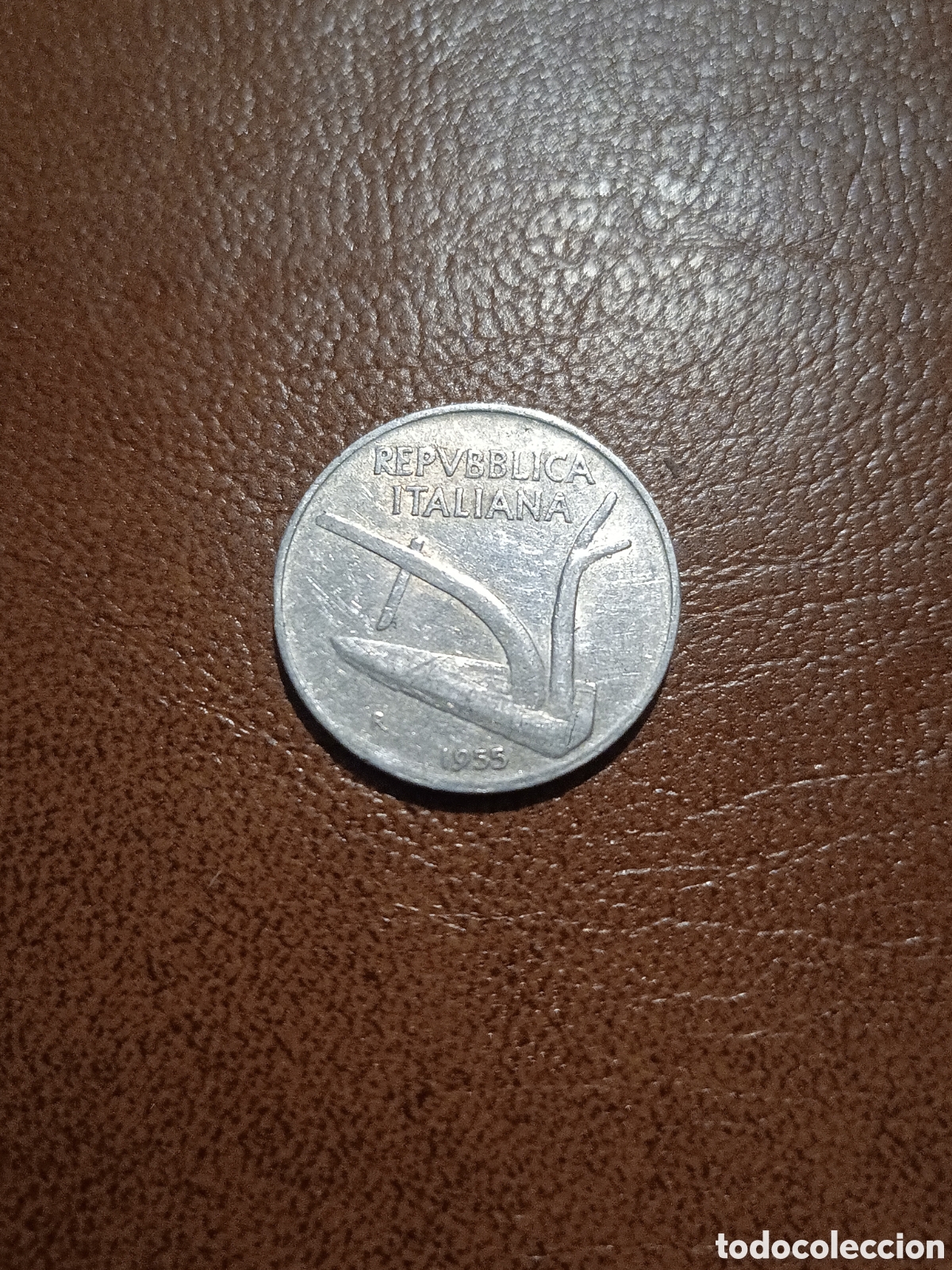 Monedas antiguas de Europa: 10 LIRAS 1955 - ITALIA
