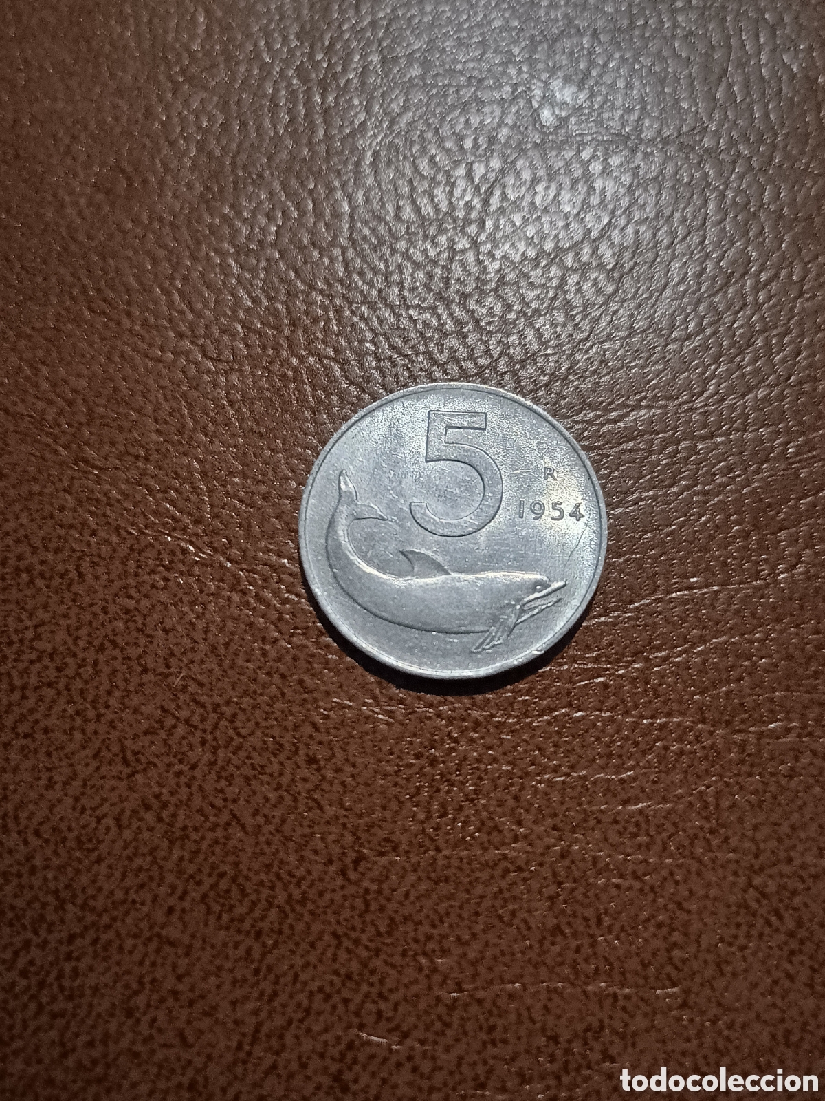 Monedas antiguas de Europa: 5 LIRAS 1954 - ITALIA
