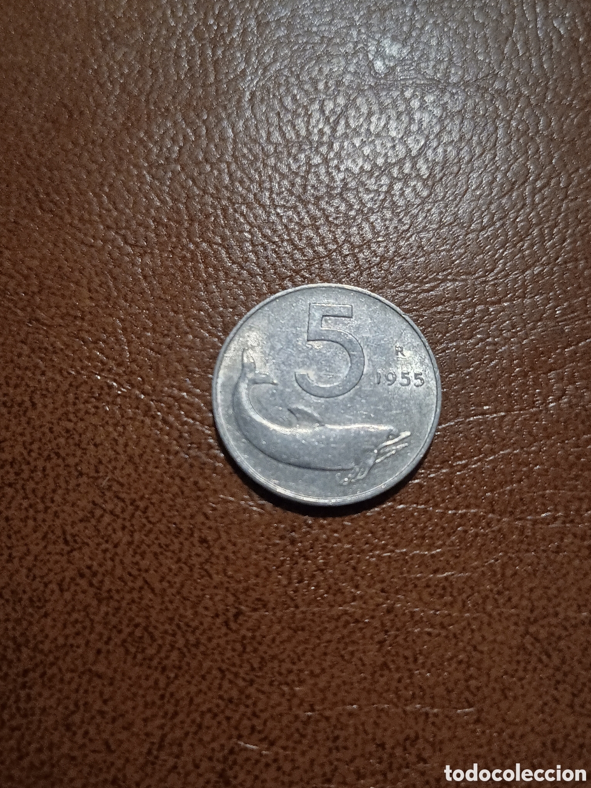 Monedas antiguas de Europa: 5 LIRAS 1955 - ITALIA