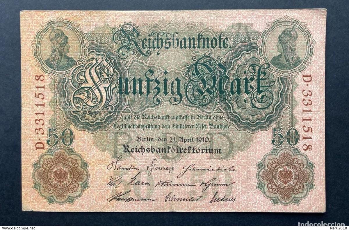 Monedas antiguas de Europa: ALEMANIA 1910 Pick 41 50 Mark VF