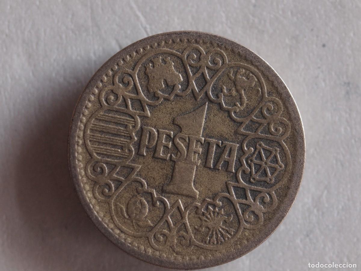 Monedas antiguas de Europa: MONEDA DE 1 PESETA DE 1947 ESTRELLA 51