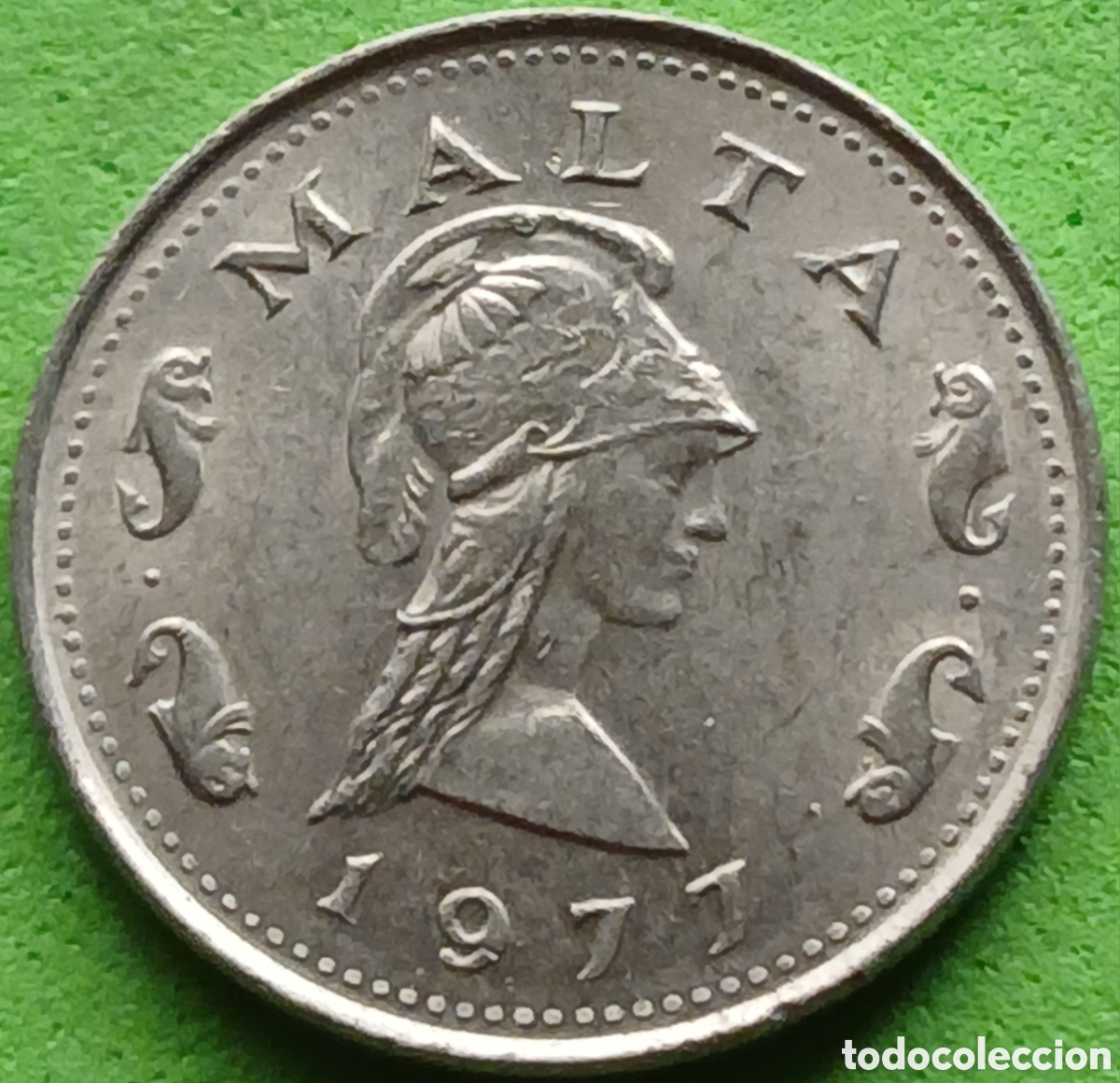 Monedas antiguas de Europa: Malta 2 cents 1977 km#9